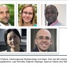The score 2 heart failure team from the cardiovascular epidemiology unit team from top left (clockwise); Emanuele Di Angelantonio, Lisa Pennells, Stephen Kaptoge, Spencer Keene and Wen Shi 