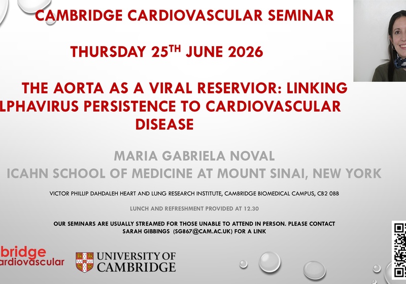 Example slide to advertise a seminar